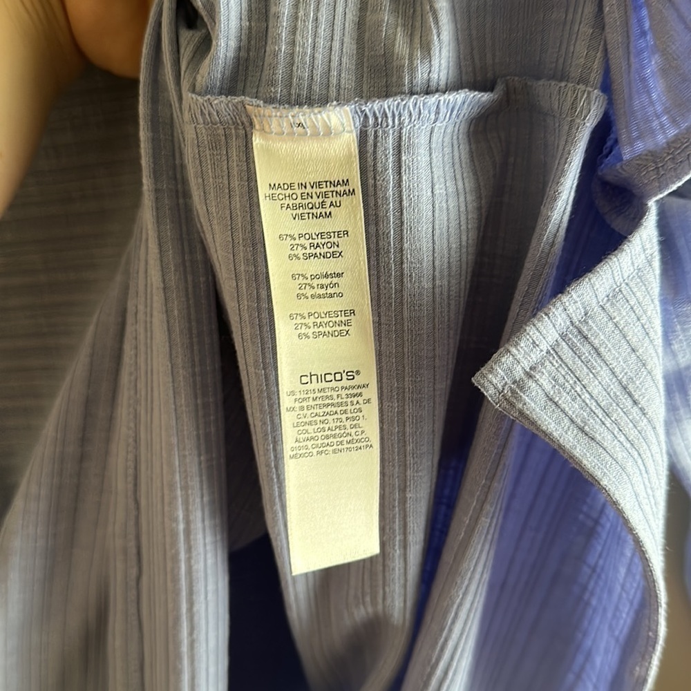 Chicos Light Blue Top | 0 - Picture 4 of 4